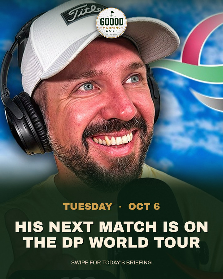 This morning's Instagram cover: His next match is on the DP World Tour