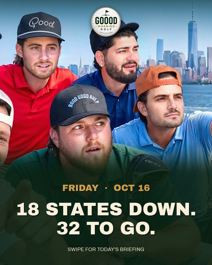 This morning's Instagram cover: 18 states down. 32 to go.