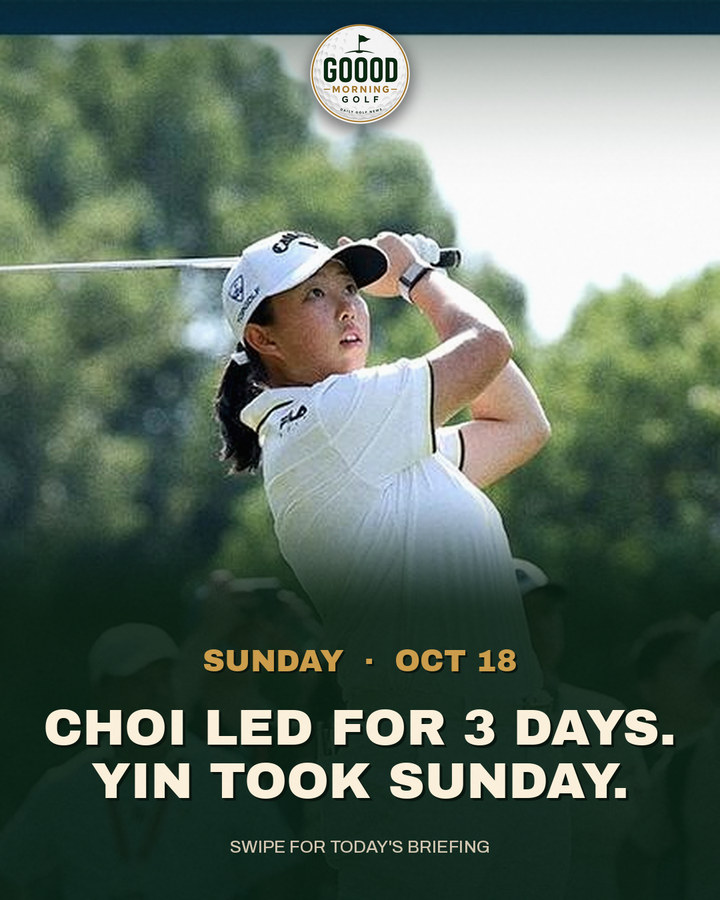 This morning's Instagram cover: Choi led for 3 days. Yin took Sunday.