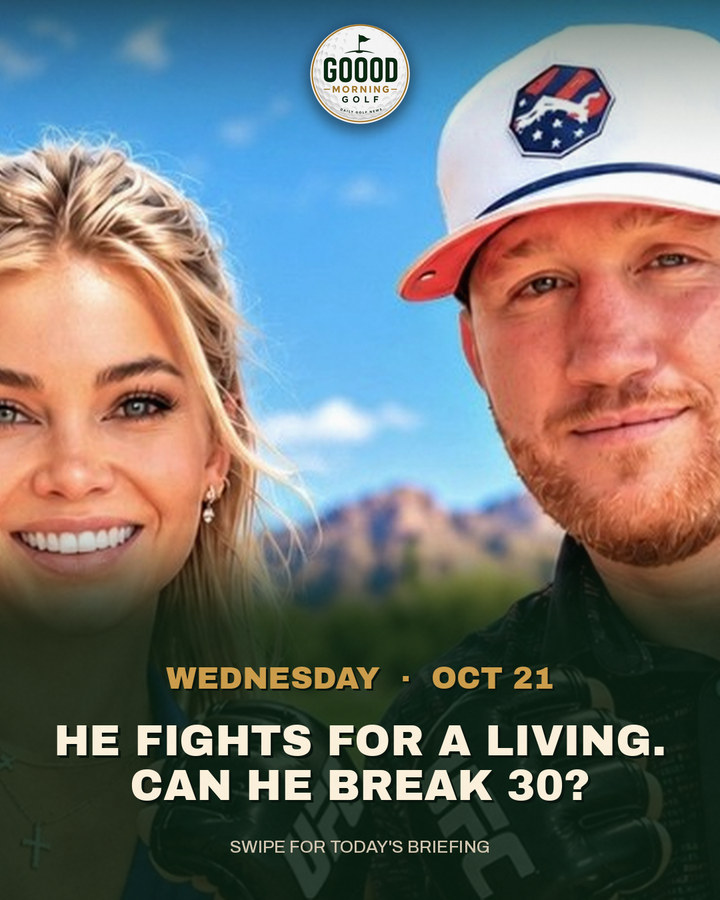 This morning's Instagram cover: He fights for a living. Can he break 30?